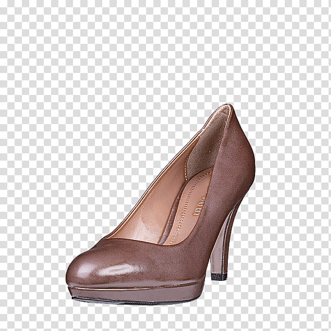 footwear court shoe shoe high heels brown, Beige, Leather, Basic Pump transparent background PNG clipart