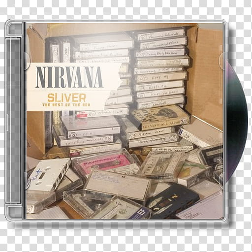 Nirvana, , Silver The Best Of The Box transparent background PNG clipart