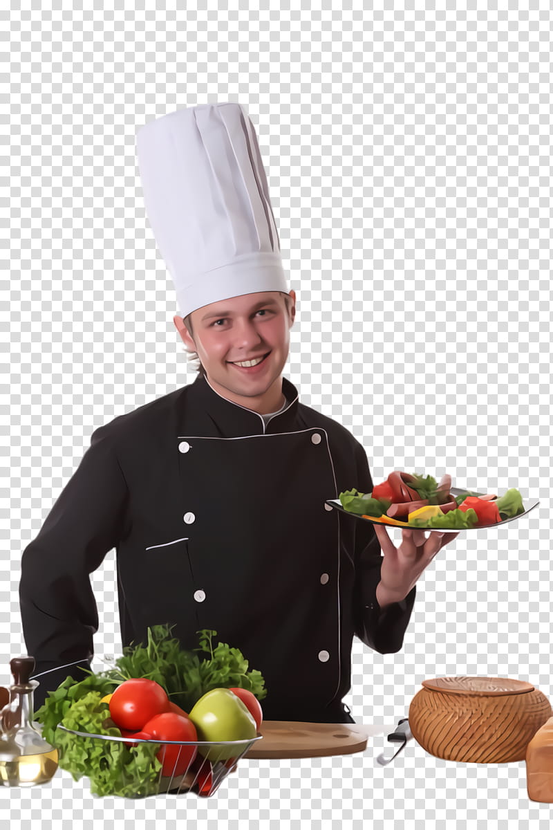 cook chef chef's uniform chief cook cooking, Chefs Uniform, Culinary Art, Food, Cooking Show, Vegetable transparent background PNG clipart