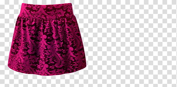 Vestidos Dress, pink and black floral skirt transparent background PNG clipart