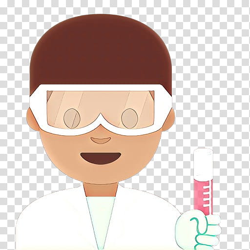 Emoji Hair, Cartoon, Human Skin Color, Scientist, Dark Skin, Scientific Method, Cheek, Thumb transparent background PNG clipart