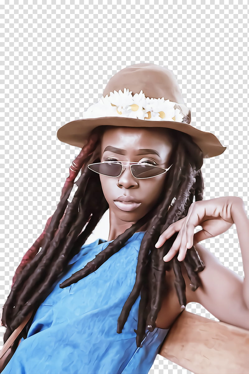 Fedora, Hair, Hat, Clothing, Dreadlocks, Beauty, Hairstyle, Fashion Accessory transparent background PNG clipart