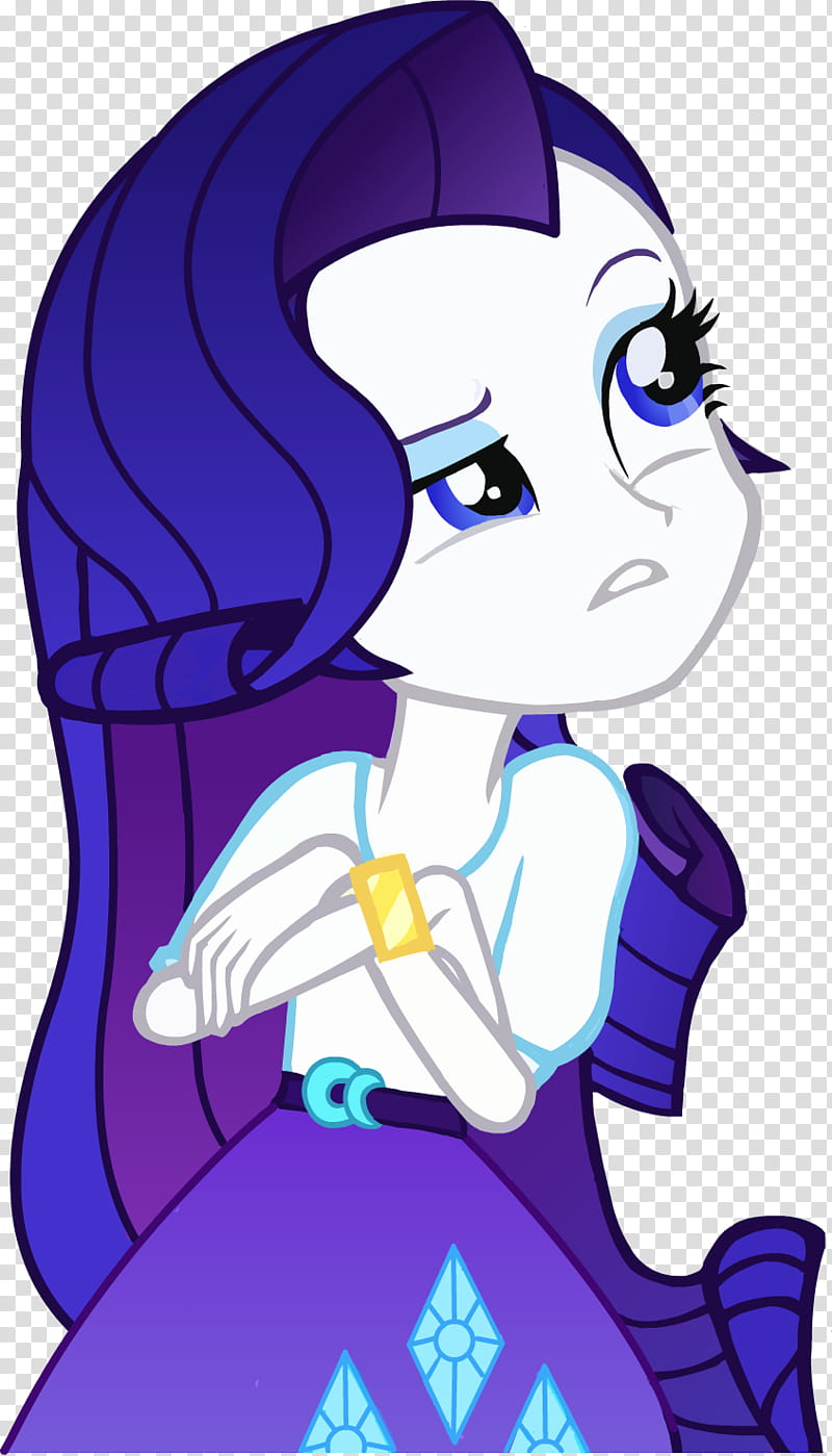 Equestria Girls Rarity, blue My Little Pony character transparent background PNG clipart