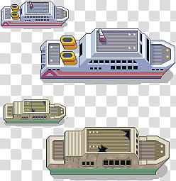 S.S Tidal + Abandoned Ship Remakes, four ships and boats illustration transparent background PNG clipart