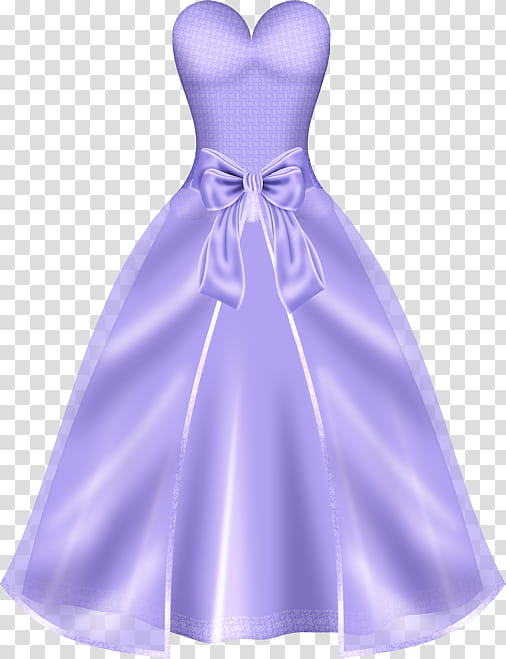 purple wedding dress clipart