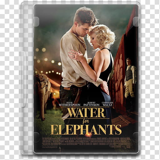 Movie Icon , Water for Elephants, Water for Elephants DVD case transparent background PNG clipart