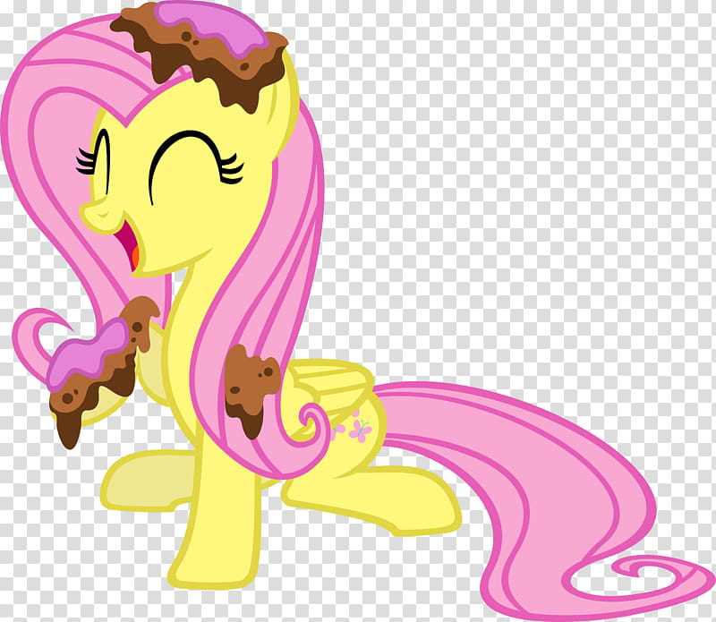 Caked Up Fluttershy, Fluttershy My Little Pony transparent background PNG clipart