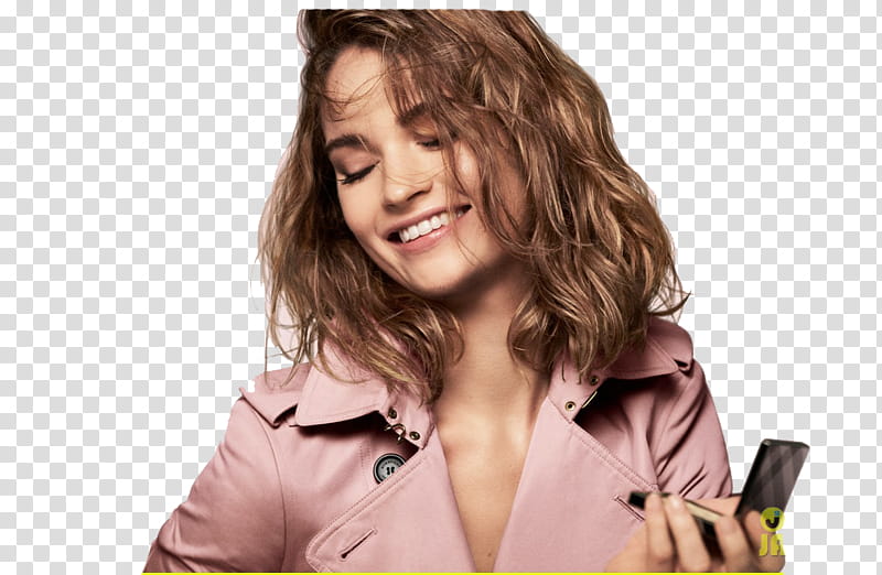 Render Lily James P transparent background PNG clipart