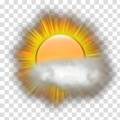 WSI Weather Icons As Seen on TV, Mostly_Sunny transparent background PNG clipart