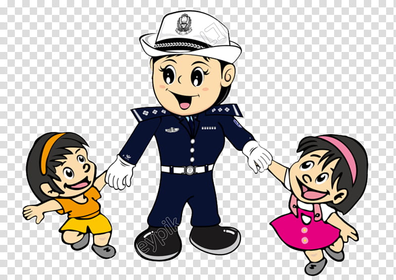 Police, Traffic Police, Police Officer, Police Car, Drawing, Cartoon,  Public Security, Animation transparent background PNG clipart | HiClipart