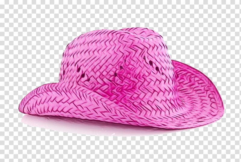 Cowboy hat, Watercolor, Paint, Wet Ink, Clothing, Pink, Fashion Accessory, Cap transparent background PNG clipart