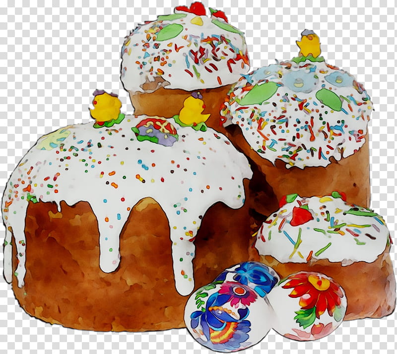 Easter, Kulich, Paskha, Easter
, Frosting Icing, Bread, Cake, Pastry transparent background PNG clipart