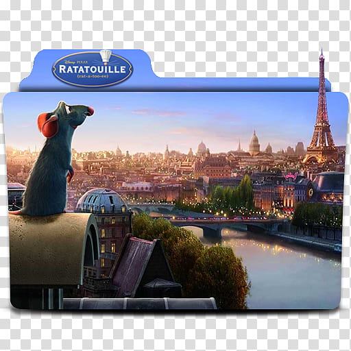 Ratatouille  Folder Icon, DAY..U () transparent background PNG clipart