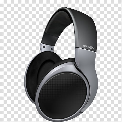 Sound HD, black and gray wireless headphones transparent background PNG clipart