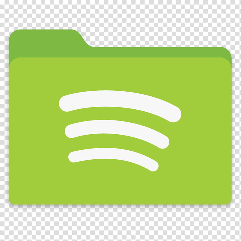 OS X Yosemite Spotify Icons, Spotify Folder transparent background PNG clipart