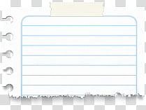Notita, white ruled paper transparent background PNG clipart