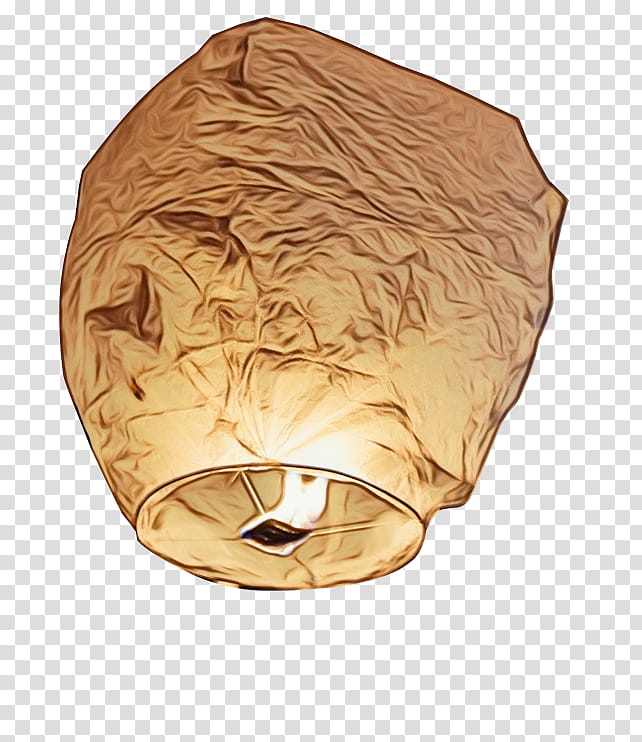 lighting ceiling beige lantern lamp, Watercolor, Paint, Wet Ink, Light Fixture, Metal transparent background PNG clipart