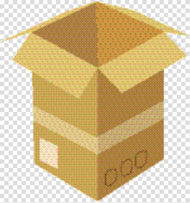 Box, Yellow, Angle, Material, Shipping Box, Carton transparent background PNG clipart