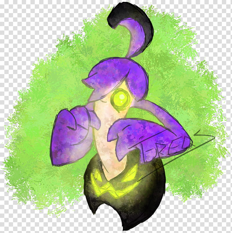 Purple Flower, Gourgeist, Drawing, Character, Pumpkaboo, Art Museum, Blaziken, Fan Art transparent background PNG clipart