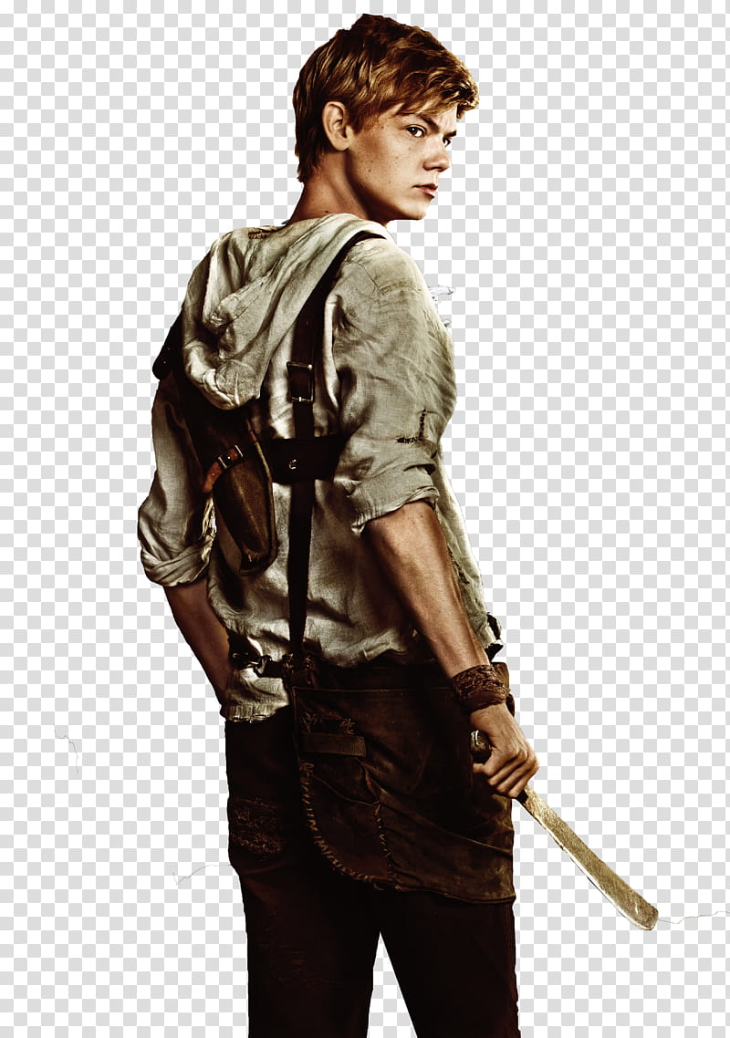 The Maze Runner, man in grey elbow-sleeved shirt transparent background PNG clipart