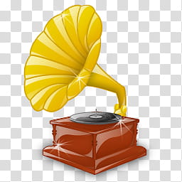 Release Shining Z , brown and yellow gramophone illustration transparent background PNG clipart