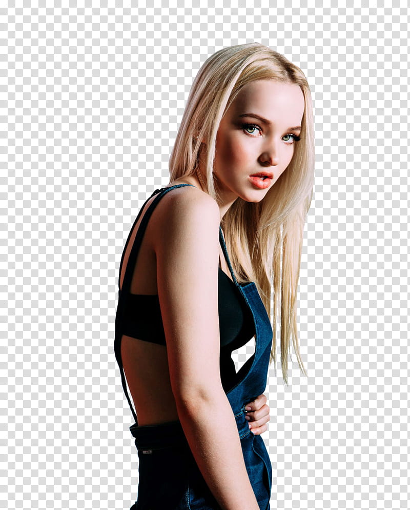 Dove Cameron, woman holding her waist transparent background PNG clipart