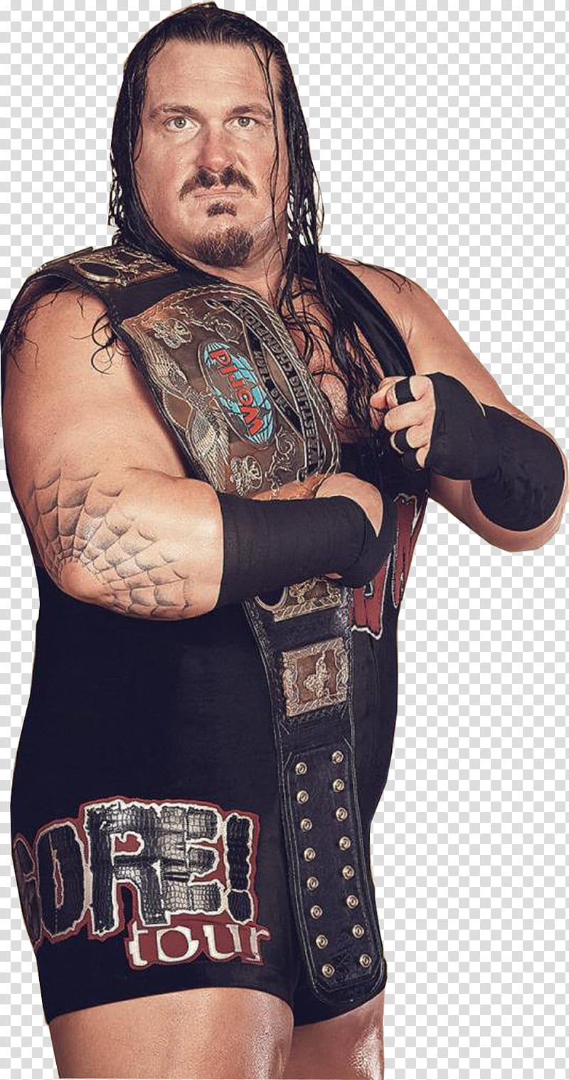 Rhyno World Tag Team Champion Retro transparent background PNG clipart