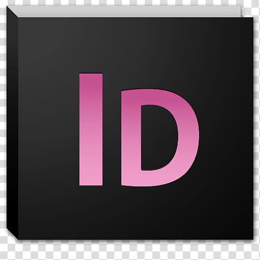 Adobe CS Black and Colors, ID folder illustration transparent background PNG clipart