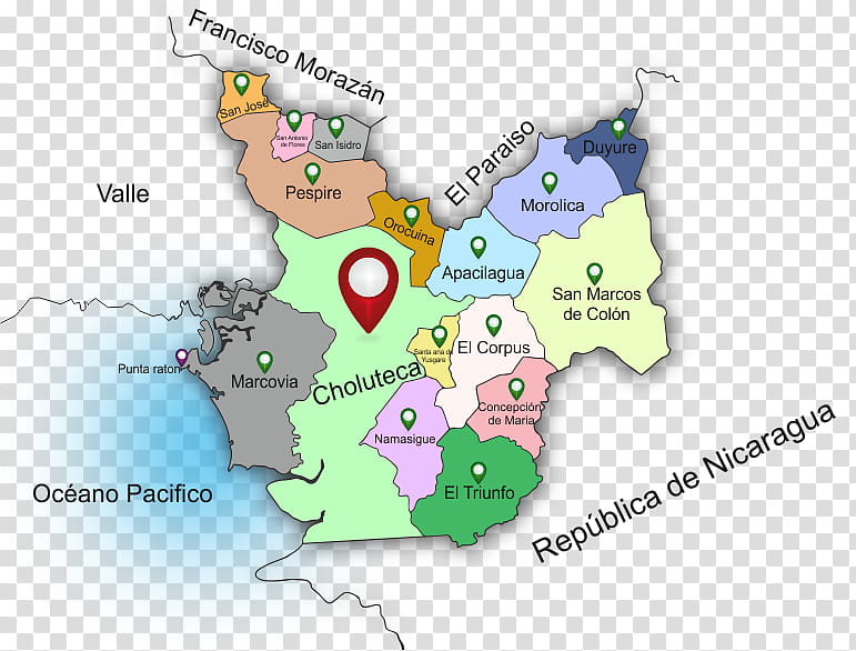 Map, Choluteca, Departamentele Hondurasului, La Esperanza, Yoro Department, Choluteca Department, Text, Area transparent background PNG clipart