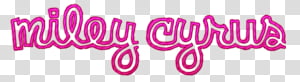 Texto de Miley Cyrus transparent background PNG clipart thumbnail