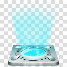 Hologram Dock icons v  , Blank, blue D light illustration transparent background PNG clipart