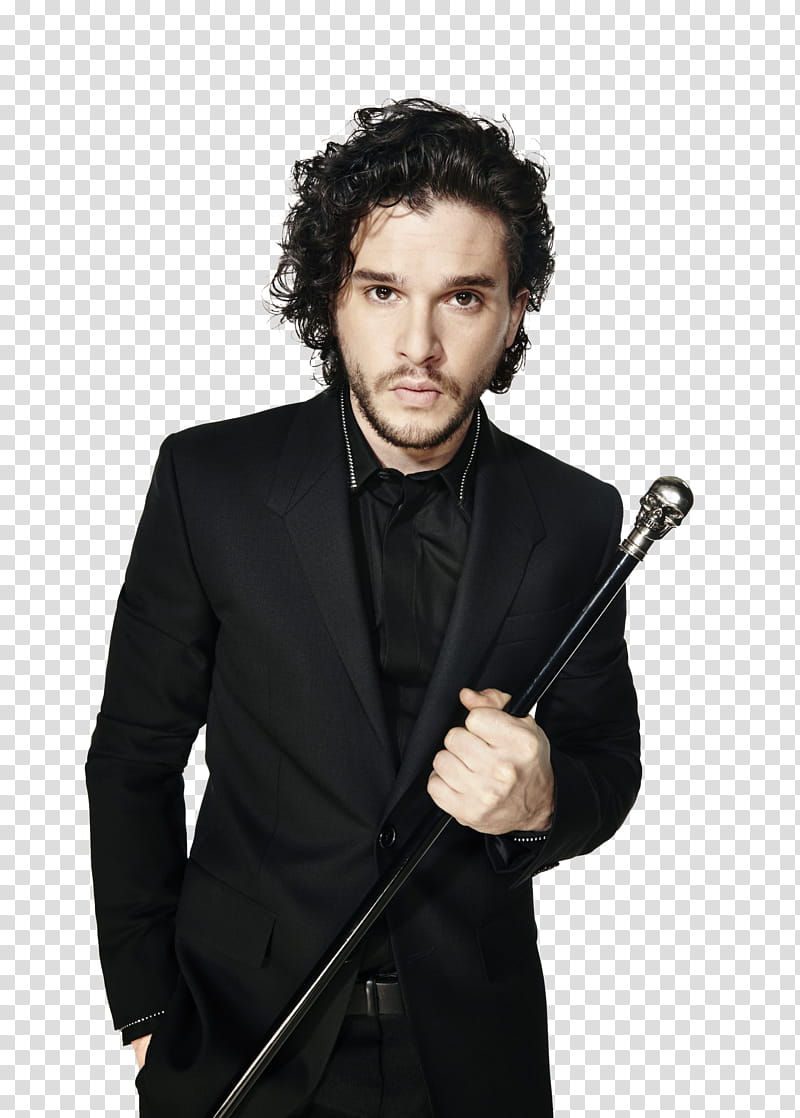 KIT HARINGTON, Kit Harington holding black rod transparent background PNG clipart