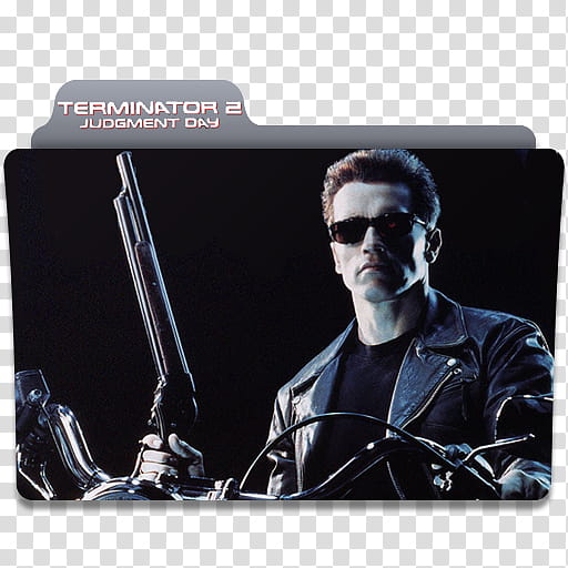 T movies folder icon pack, terminator transparent background PNG clipart