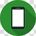 Flatjoy Circle Icons, Phone_alt, black and green smartphone logo transparent background PNG clipart