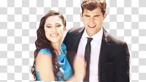 woman smiling beside man transparent background PNG clipart thumbnail