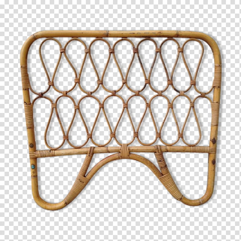 Bed, Headboard, Rotin, Wicker, Table, Cots, Bedroom, Rattan transparent background PNG clipart