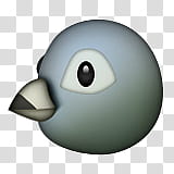 emojis, gray seagull transparent background PNG clipart