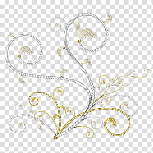 Things, white and gold beaded necklace transparent background PNG clipart