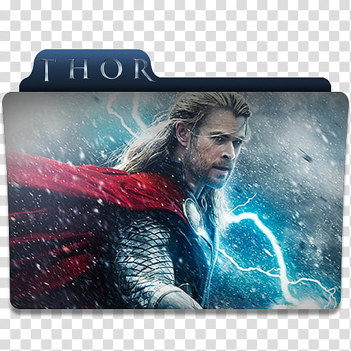 Marvel Universe Movies Folder Icons, Thor transparent background PNG clipart