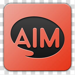 Icon , AIM, aim logo transparent background PNG clipart
