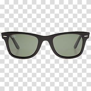 O sunglasses, black framed Ray-ban Wayfarer sunglasses transparent background PNG clipart