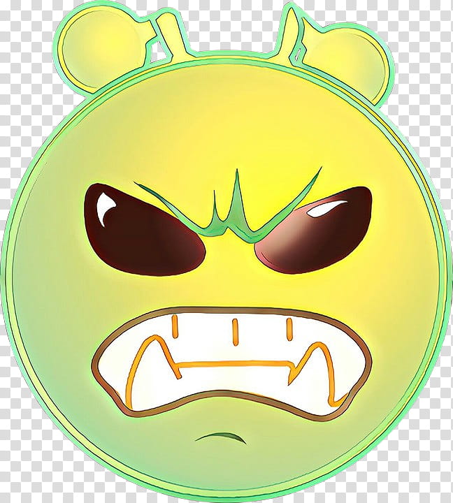 Smiley Green, Cartoon, Face, Emoticon, Yellow, Facial Expression, Head, Mouth transparent background PNG clipart