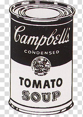 scan, Campbell's condensed tomato soup can illustration transparent background PNG clipart