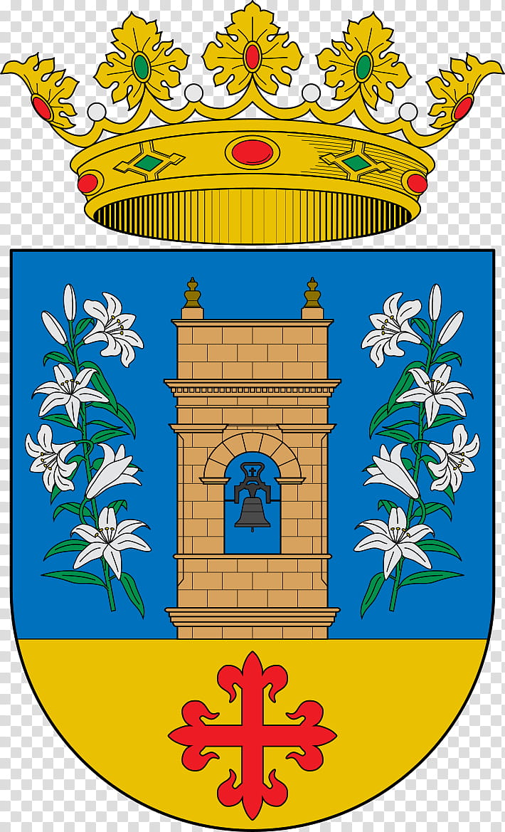 Flower Line Art, Sax Alicante, Coat Of Arms Of Sax, Escutcheon, Blazon, Heraldry, Escudo De Armas De Villena, Or, Gules, Field transparent background PNG clipart