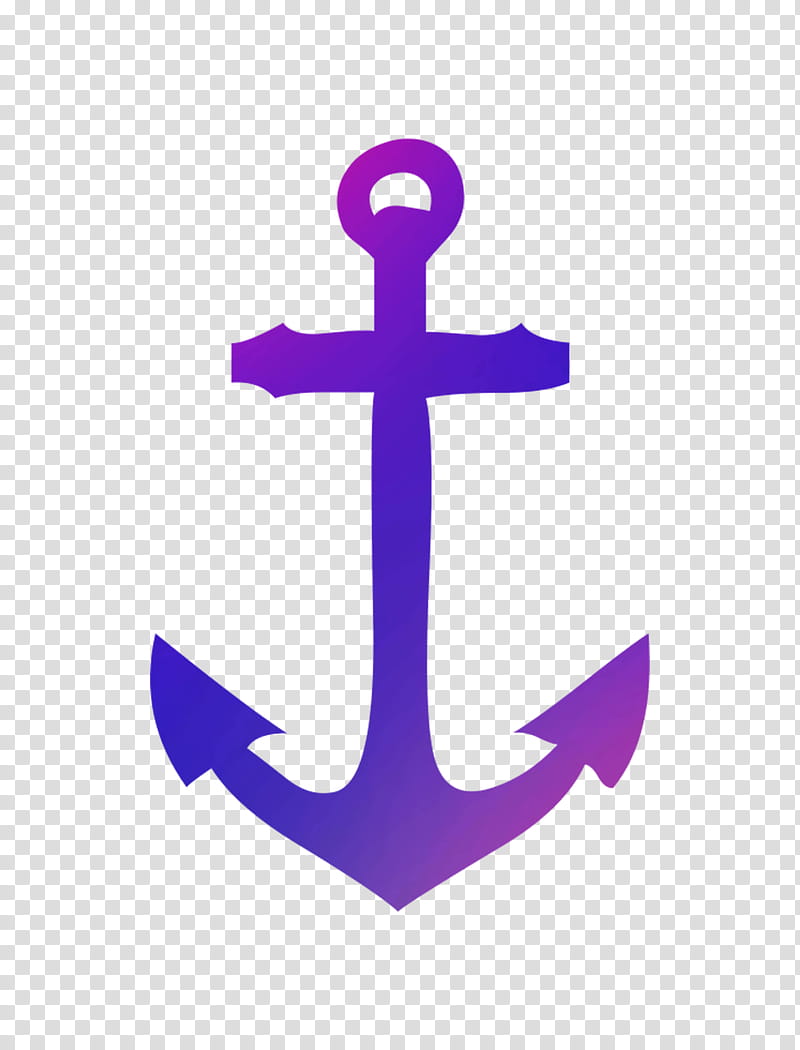 graphy Logo, Silhouette, Flat Design, Anchor, Purple, Violet, Symbol, Cross transparent background PNG clipart
