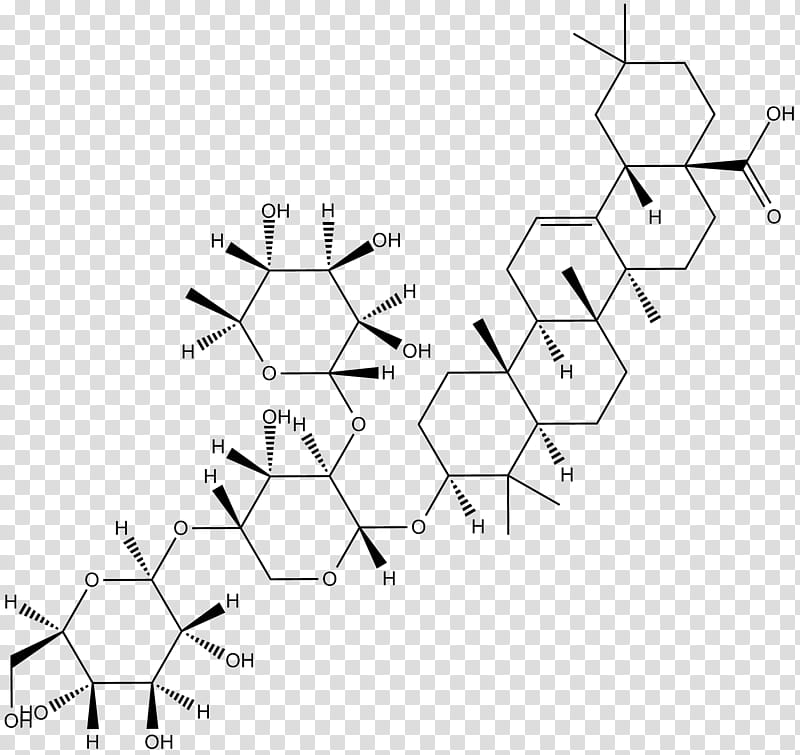 Black Triangle, Name Trivia, Chemical Compound, Black White M, Oleanolic Acid, Diagram, Neuregulin, Glycoside transparent background PNG clipart