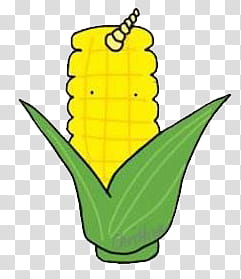 yellow corn illustration transparent background PNG clipart