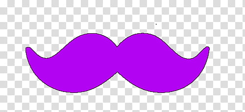 purple mustache art transparent background PNG clipart