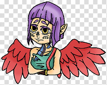 Nora the harpy transparent background PNG clipart