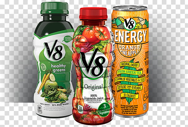 Healthy Food, V8, Juice, Vegetable, Vegetable Juice, Drink, Campbell Soup Company, Natural Foods transparent background PNG clipart
